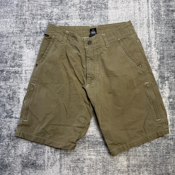 Kuhl Other - Kuhl Rambler Shorts Mens 30 Brown Vintage Patina Dye Canvas Cargo Hiking Travel